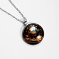 thumbnail image 4 of Turkey Glass Circular Pendant Necklace - Beautiful Handcrafted Jewelry Piece for Women, 4 of 5