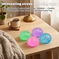 thumbnail image 6 of Giant Stress Ball, Relaxation Relief Items Squeeze, Silicone Sensory Squeeze, 3.5 in Glitter Dumpling, Squeeze Stimulation, Assorted Shades, 1 Pc, 6 of 6