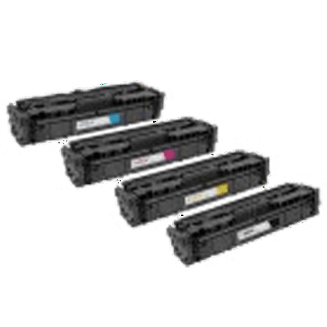 Zoomtoner Compatible Canon 045H Laser Toner Cartridge Set High Yield Black Cyan Magenta Yellow for Canon Color ImageClass LBP-612CDW