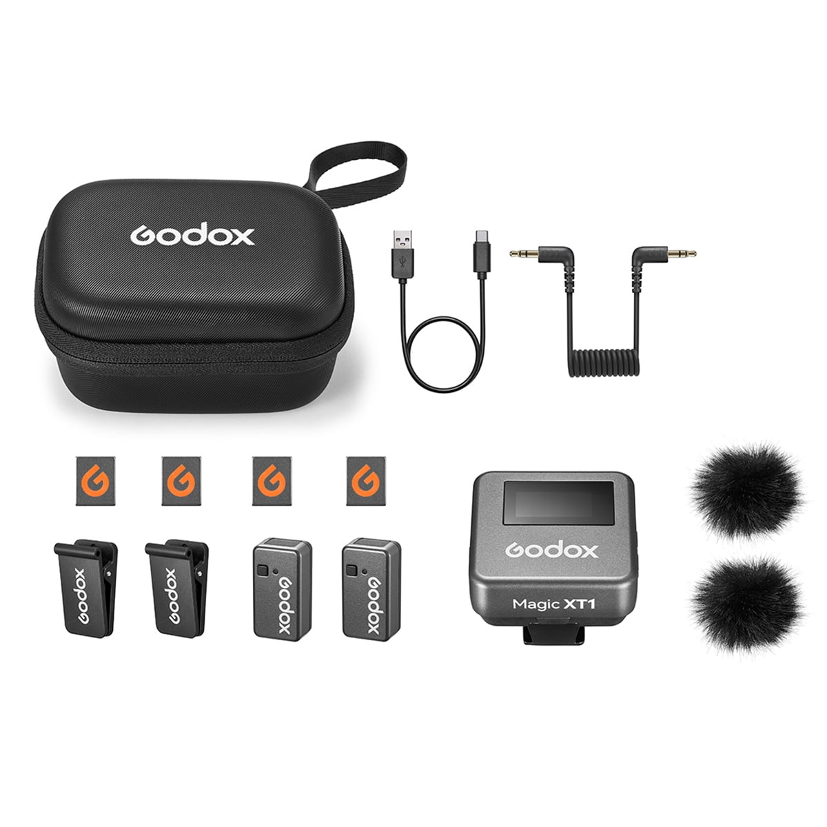 Godox Magic XT1 2.4GHz Wireless Microphone System with Type-C Adapter