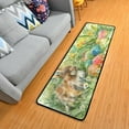 thumbnail image 3 of Dreamtimes Watercolor Cute Bunny Hallway Runner Rug 2'x6' Kitchen Rug with Rubber Backing Easter Eggs Non Slip Entryway Rug Runner Washable Soft Area Rug for Hallway Bedroom Kitchen Decor, 3 of 6