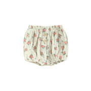 Newborn Baby Boys Girls Cotton Linen Bloomers Toddler Diaper Covers Elastic Shorts Underwear