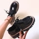 thumbnail image 5 of Xucatan Women's British Style Leather Loafers, Fashion Lace-Up Low Top Shoes with Mid Heel, Comfortable Casual & Dressy Oxfords for Women Gift, 5 of 8