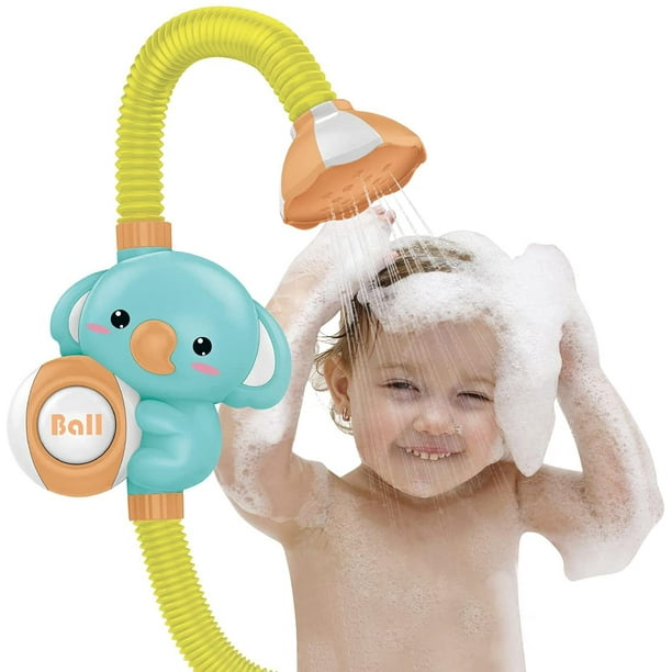 Baby Bath Toy Shower Head Bathtub Toy for Toddlers Electric Elephant Water Pump for Kids Infants Girls Boys 6 Months Up Walmart