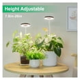 thumbnail image 2 of Grow Light, Full Spectrum LED Plant Light for Indoor Plants, Height Adjustable Growing Lamp with Auto On/Off Timer 4/8/12H, 4 Dimmable Brightness, Ideal Small Pack of 3, Warm White, 2 of 5