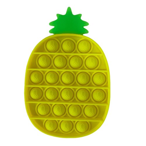 Push Pop For it Toy Bubble Special Needs Silent Sensory Fidget Autism Pineapple 