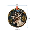 thumbnail image 5 of Reindeer: Ornament Style Wall or Window Hanging, 2025, Holiday Decoration, Seasonal Keepsake Gift, Unique Collectible, Window Hanging, Home Decor 2025, Holiday Decoration,, 5 of 5