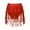 Red, variant on Kids Girls Shiny Sequins Tassels Briefs Bottoms Dance Performance Competition Underwear White 10