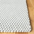 thumbnail image 3 of SAFAVIEH Salem Corynn Solid Cotton Area Rug, Grey/Ivory, 9' x 12', 3 of 6