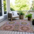 thumbnail image 3 of Dalyn Rugs Machine Washable Indoor/Outdoor Chantille Pink 9' x 12' Rug, 3 of 9