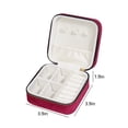 thumbnail image 2 of Meitianfacai Rectangular Jewelry Organizer Box Jewelry Display Storage Container Earring Ring Necklace Storage Case Valentine's Day Gifts for Her, 2 of 6