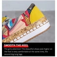 thumbnail image 3 of KBKYBUYZ Casual Lace-up Zipper Design Colorful Printed Platform Casual Sneakers Women's Shoes Summer Clearance, 3 of 5