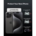 thumbnail image 3 of Belkin ScreenForce UltraGlass 2 Treated Screen Protector for iPhone 16 Pro Max - Scratch-Resistant, 9H Hardness Tested Glass w/ Slim Design & Easy Align Tray for Bubble-Free Applicationâ¯, 3 of 6