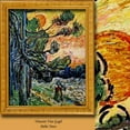 thumbnail image 2 of 3S Brother's World Classic Art Masterpiece Curtain Series Vincent Van Gogh - Palm Trees Room Darkening Décor Single Curtain Panel Made in Turkey (52"Wx95"L), 2 of 6