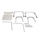 thumbnail image 1 of Silla De Baño, Fácil Instalación Asiento De Baño Con Respaldo Extraíble Confiable Con Brazos Traseros Para Personas Mayores Para Movilidad Limitada ANGGREK Otros, 1 of 8