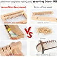 thumbnail image 4 of Xuet Wooden Weaving Loom Kit, 9"×11" DIY Craft Set for Kids & Beginners, 4 of 9