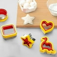 Motao Children's Sandwich 5 Kinds of Stainless Pe Hand Cookies Cutting