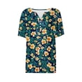 thumbnail image 3 of ATENAR Shirts for Women Lightweight Loose Womens Shirts Summer Tee Yellow XL, 3 of 5