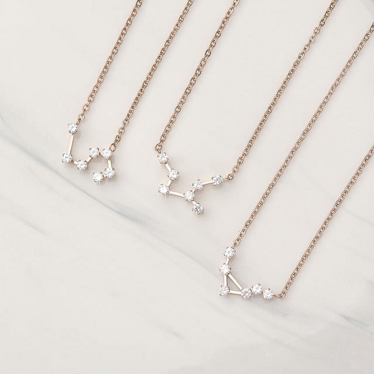 Zodiac Necklace - Cancer Zodiac - Leo Necklace - Scorpio Necklace - Aries Necklace - Taurus Necklace - Gemini Necklace -Zodiac Necklace Gold