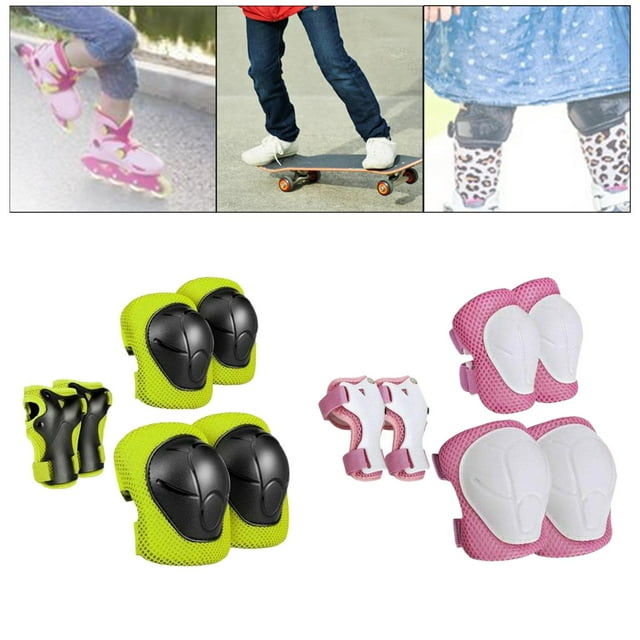 Juego de equipo de protección para , ligero, , transpirable, seguro, codo de muñeca, rodilleras para , actividades al aire libre, bicicleta, patinaje, esquí shamjiam Almohadillas de protección