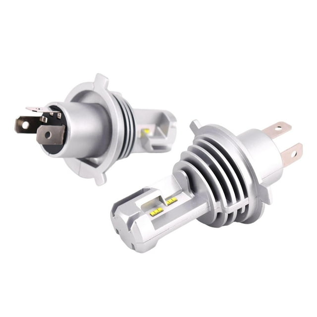 2 Piezas de Faro Antiniebla LED shamjiam H4 6500K Blanco Frío