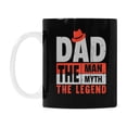 thumbnail image 3 of Ceramic Mug – Father's Day - Red Legend - 11 oz White Coffee Mug, 3 of 6