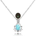 thumbnail image 1 of Collier Pendentif Lotus Lumineux Collier Pendentif Creux, 1 of 5