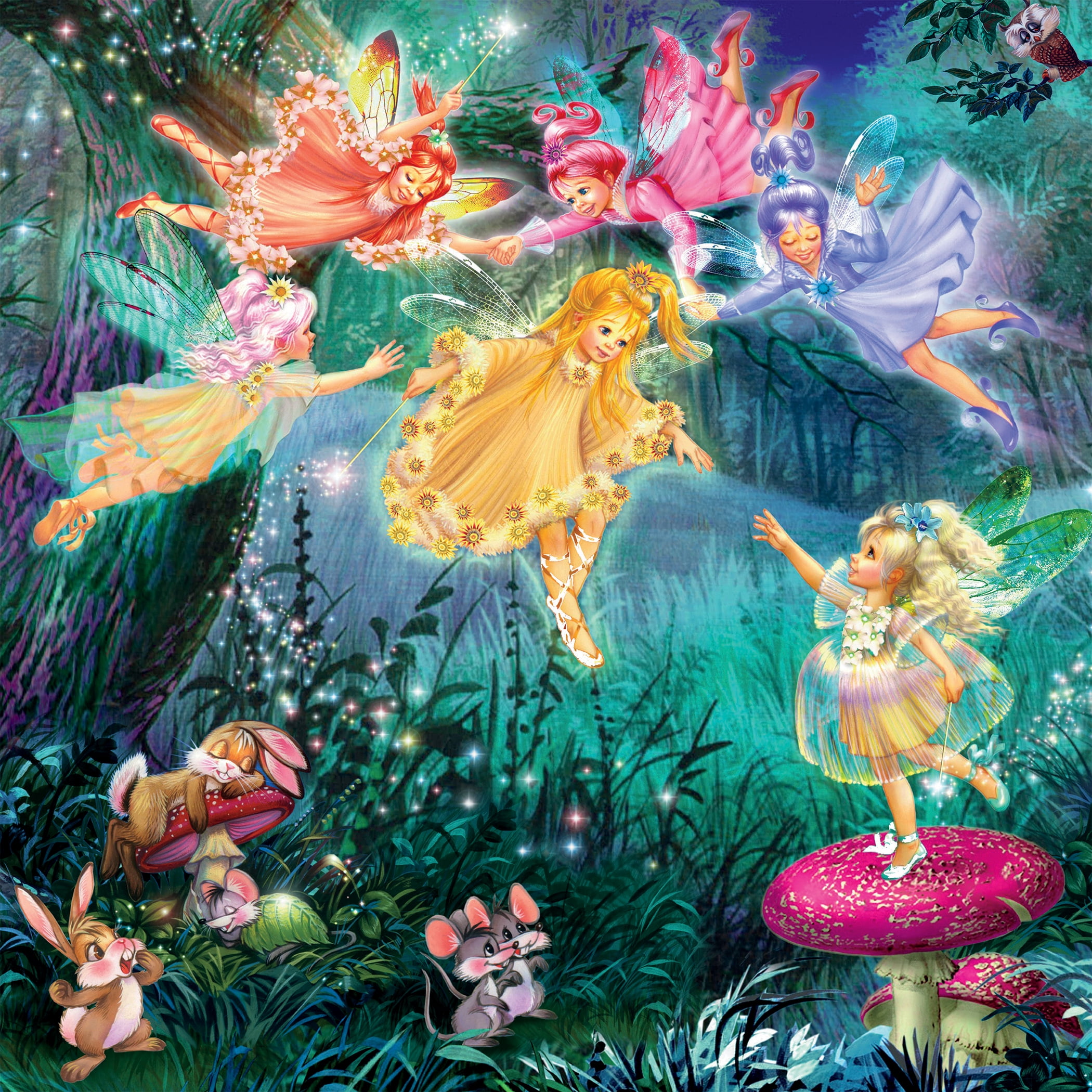 Fairy and Firefly Art Print– Lower Woodland Studio