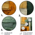 thumbnail image 3 of Designart "Geometric Plains in Cubism III" Cubism Metal Art Living Room, 3 of 5