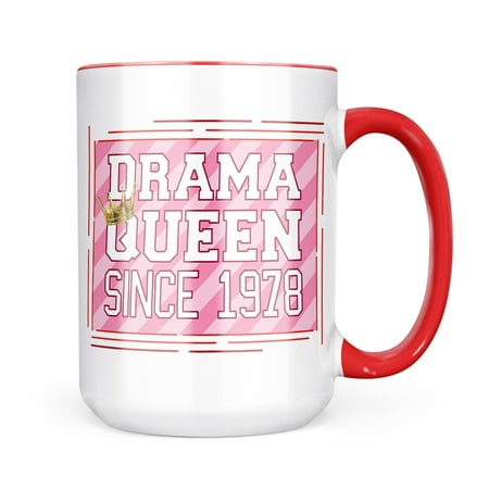 

Neonblond Drama Queen since 1978 in pink Mug gift for Coffee Tea lovers