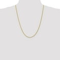 thumbnail image 2 of 14k Yellow Gold 2.25mm Solid Plain Rope Chain w/ Lobster Clasp 26", 2 of 5