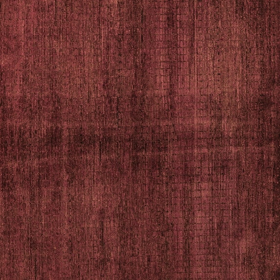 Ahgly Company Indoor Square Abstract Brown Modern Area Rugs, 6' Square