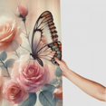 thumbnail image 3 of Shangniulu Modern Style Printed Shower Curtain, Butterfly Shower Curtains for Bathroom, Romantic Flower Bathroom Decor Shower Curtains, 3 of 6