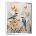 thumbnail image 2 of Designart "Simplistic Exotic Bird Floral Landscape" Birds Of Paradise Floater Framed Canvas Prints, 2 of 5