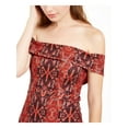 thumbnail image 3 of Crystal Doll Robe Moulante Imprimé Python pour Femmes, Rouge, Très Petit, 3 of 4
