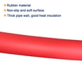 thumbnail image 3 of Foam Grip Tubing Handle Grips 27mm ID 37mm OD 10" Red for Utensils, Fitness, Tools Handle, 3 of 6
