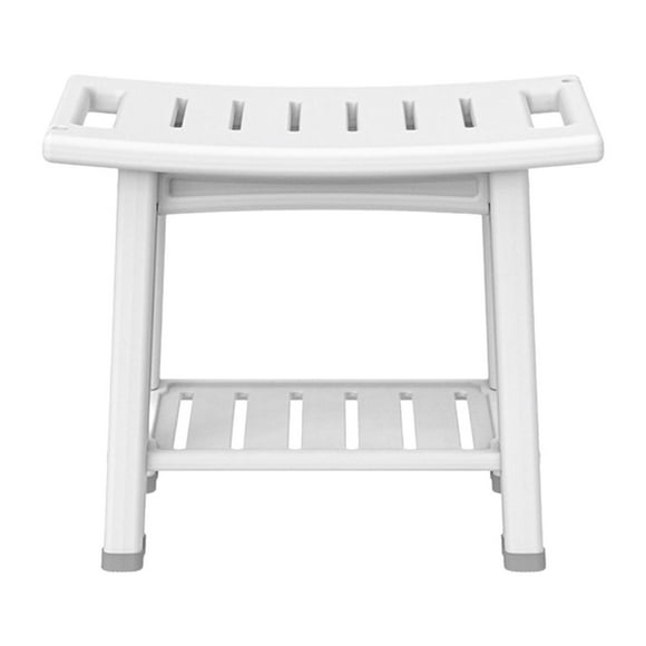 Milaget Bathroom Seat SPA Bath Chair Inside Shower Kitchen Garage Shower Bench Stool White