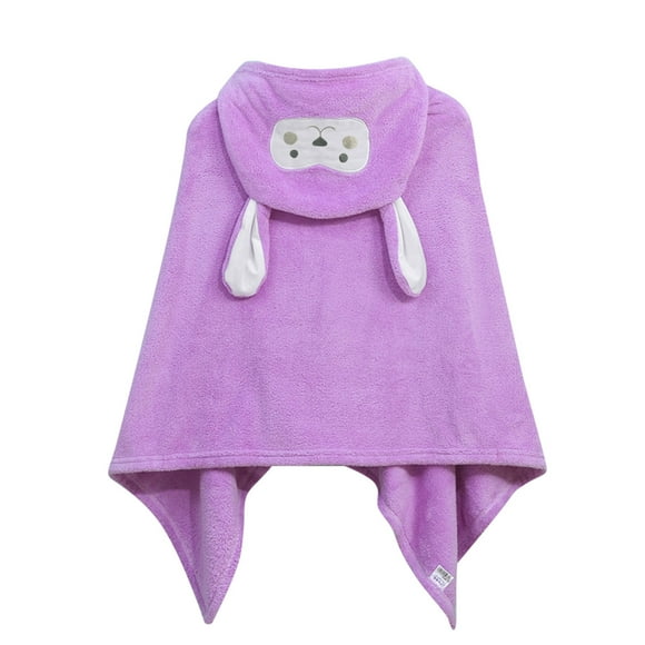 TOWED22 Hooded Towel For Kids Soft And Extra Large Cotton Bath Towel With Hood For Girls By Little Tinkers World(M)