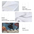 thumbnail image 4 of Haosy 2 Pack Kitchen Wash Cloths with Hanging Loops Absorbent Absorbent Quick Drying Hand Towels, Little Witch and Vampire on Halloween, 4 of 7