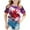 Purple, variant on AJTQTH Kids Canada Day Tees Tie-Dye Novelty Tops Boys Girls Unisex Crewneck Short Sleeve Tshirts Clothes Outfits Shirts Blouses Holiday Gift Black#05 5 Years
