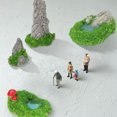 thumbnail image 3 of 6 piezas de mini rocalla artificial de montaña, mini piscina de agua, figura decorativa de resina en miniatura para jardín, pecera, montaña, 3 of 7