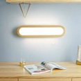 thumbnail image 2 of Aplique de pared de madera de 45 cm, lámparas de pared LED, iluminación interior, lámpara de pared de madera, lámpara de luz cálida para dormitorio, sala de estar, oficina, pasillo, 2 of 5