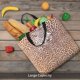 thumbnail image 5 of Balery Leopard Brown Bolsa de Mano para Mujeres con Cremallera, Bolsa de Gimnasio con Compartimentos, Bolsa para Laptop, Bolsa para Trabajo, 5 of 7
