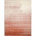 thumbnail image 2 of Unique Loom Del Mar Ombre Print Area Rug 9' x 12' Rectangle Red/Ivory, 2 of 2