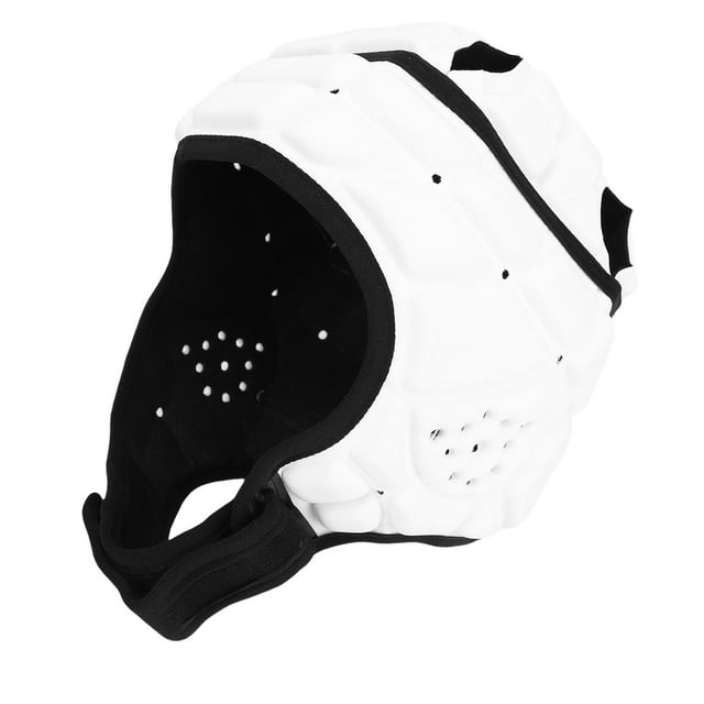 Youth Soft Shell Helmet for Soccer Rugby Football, with EVA Sponge, for Head Protection Kids Adults, Rugby Headguard, Ventilated Design, Adjustable Strap, Suitable for Various