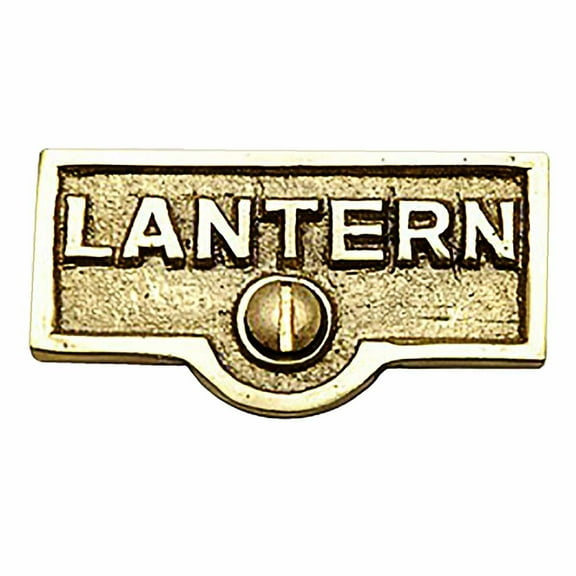 Switch Plate Tags LANTERN Name Signs Labels Lacquered Brass Traditional Engraved Wall Light Switch Cover Labels Renovators Supply