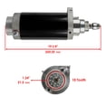 thumbnail image 2 of NEW Starter for Mariner Outboard 75EL 75Elhpto 75ELO 75ELPT 75Elpto 75HP 1984-1999, 2 of 6