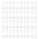 thumbnail image 1 of ColoMX 100 pulseras de plástico para eventos, pulseras de vinilo, brazaletes de identificación para eventos, conciertos, carnavales, color blanco., 1 of 7