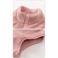 thumbnail image 3 of GYRATEDREAM Toddler Boys Girls Sleeveless Fleece Jacket Baby Solid Stand Collar Windproof Zipper Thicken Warm Vest Outerwear Kids Winter Waistcoat Pink for 4-12Y, 3 of 7