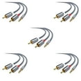 thumbnail image 3 of Methold RCA Cable de Audio Jack 3,5 a 2 RCA Cable 3,5mm Jack a 2RCA Splitter Cable para TV PC amplificadores DVD Cable de altavoz Type8 NO8, 3 of 4